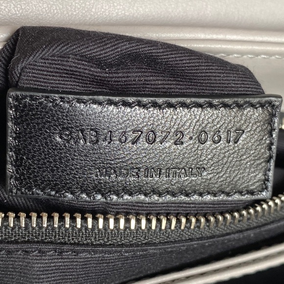 EUC Saint Laurent Toy Loulou Crossbody Bag Gray - Picture 16 of 16